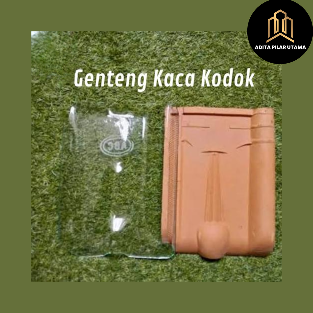 GENTENG KACA 3mm PRESS KODOK