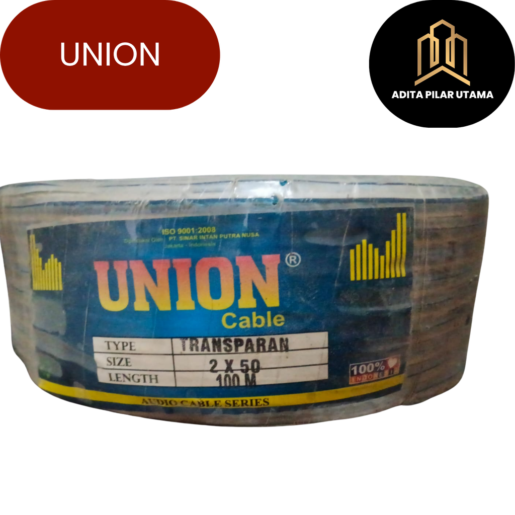KABEL TRANSPARAN 2X50 UNION-ORBIT _ECER METERAN_ KLETEK 100m
