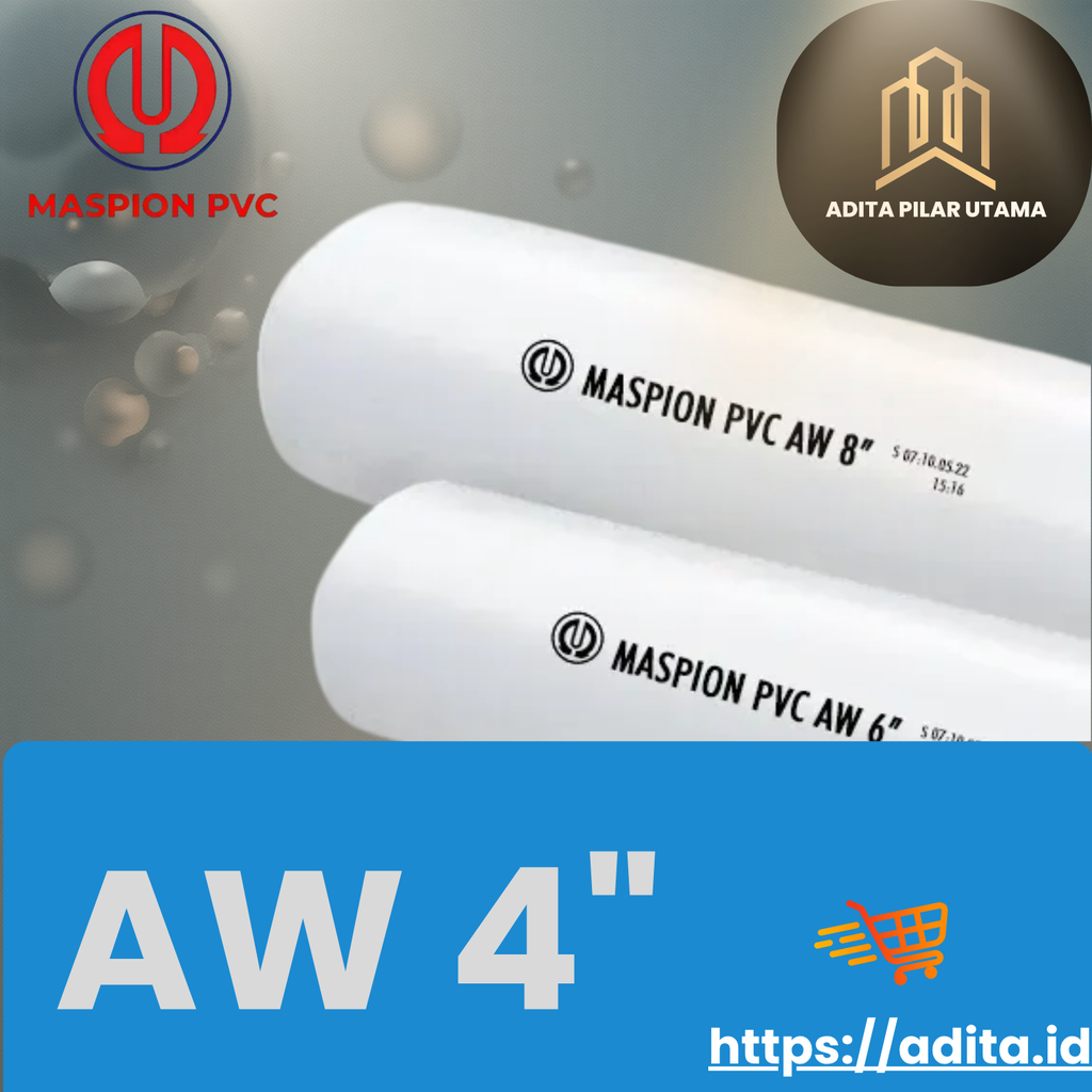 PIPA PVC AW 4" MASPION (AA)