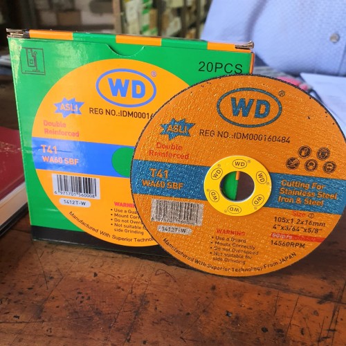 CUTTING WHEEL WD 4 INCH CUTTING T41 (105X1,2X16MM) MATA GRENDA (AA)