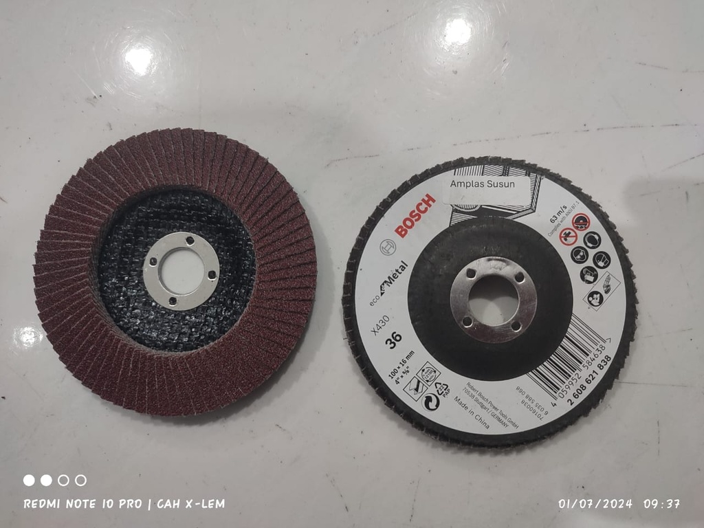 FLAP DISK 80 BOSCH 100X16mm (AA)