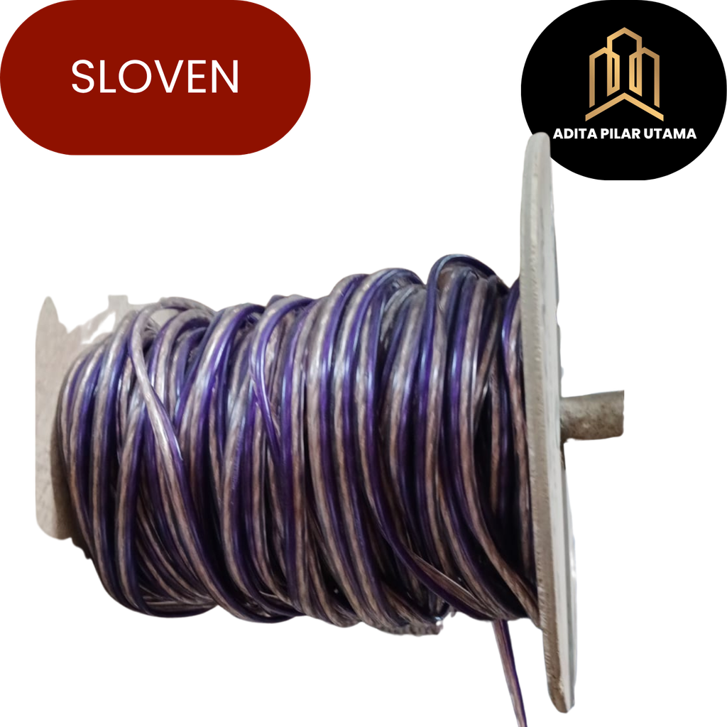KABEL TRANSPARAN 2X120  SLOVEENS 1ROLL=100M (AA)