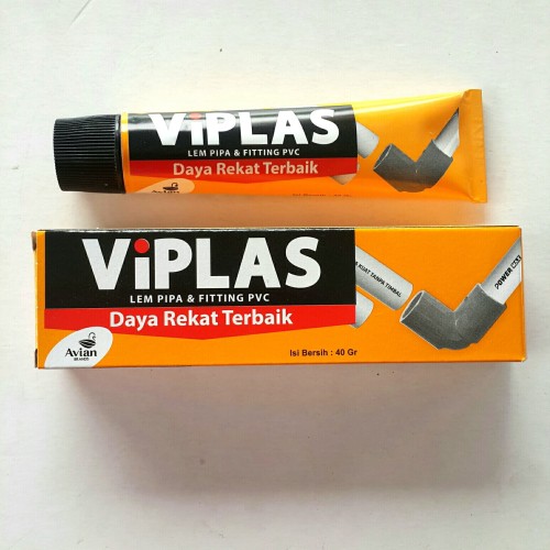 LEM PIPA PVC VIPLAS BERKUALIATAS 40gr (AA)