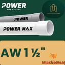 PIPA PVC AW 1½“ POWER MAX PUTIH (AA)