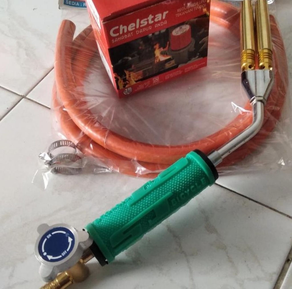 GAS TORCH DOUBLE FULL SET (AA)