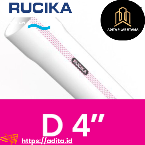 [D4D1810018] PIPA PVC D 4" RUCIKA D 4 DIM RD