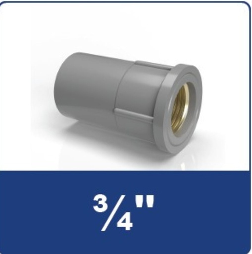 [7555561 SDD3/4D] SDD SOCK DRAT DALAM 3/4 KUNINGAN RUCIKA AW- SOVAMI