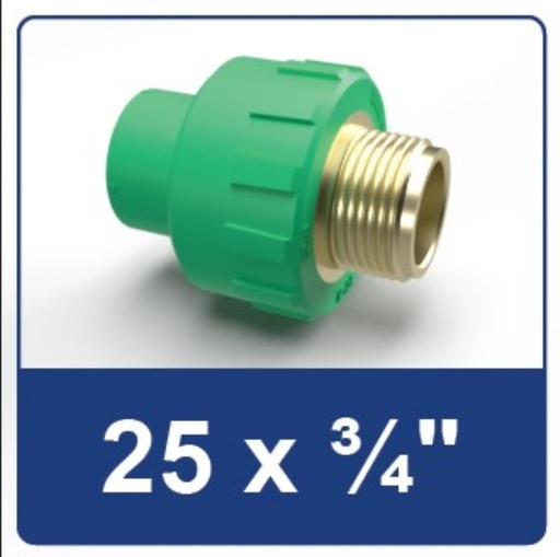 [2406027] PPR MALE THREAD JOINT 25X 3/4 RUCIKA