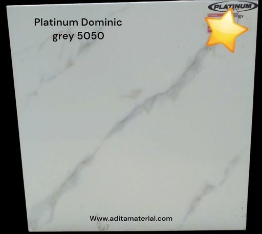 [2310155 (AA)] KERAMIK 50/50 PLATINUM DOMINIC GREY GLOSSY KW1 (AA)